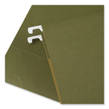 Universal® Box Bottom Hanging File Folders, 1" Capacity, Legal Size, 1/5-Cut Tabs, Standard Green, 25/Box (UNV14151) Box of 25