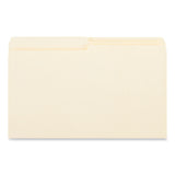 Universal® Top Tab File Folders, 1/2-Cut Tabs: Assorted, Legal Size, 0.75" Expansion, Manila, 100/Box (UNV15112) Box of 100