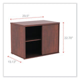 Alera® Alera Open Office Low Storage Cabinet Credenza, 29.5 x 19.13 x 22.78, Cherry (ALELS593020MC)