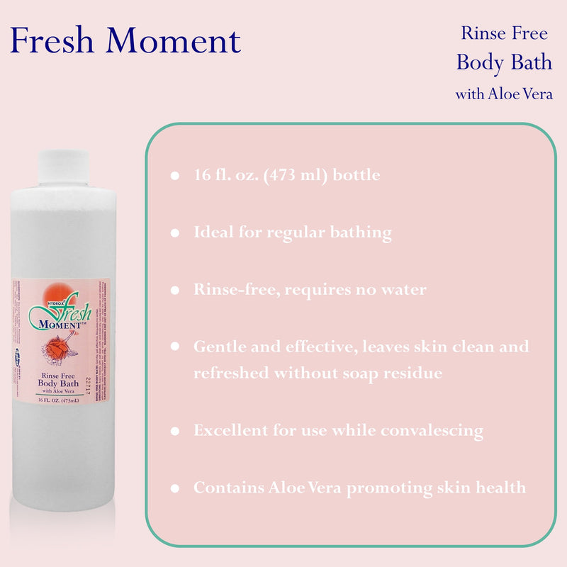 Fresh Moment™ Rinse-Free Body Wash Liquid 16 oz. Bottle Scented (747284_CS) 12/CS