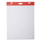 Universal® Self-Stick Easel Pad, Unruled, 25 x 30, White, 30 Sheets, 2/Carton (UNV35603) Pack of 2