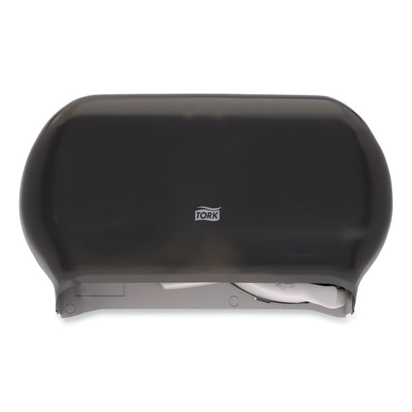 Tork® Twin Standard Roll Bath Tissue Dispenser, 12.75 x 5.57 x 8.25, Smoke (TRK59TR) Each