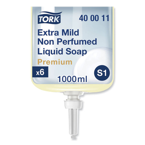 Tork® Premium Extra Mild Liquid Soap, Unscented, 1 L, 6/Carton (TRK400011)