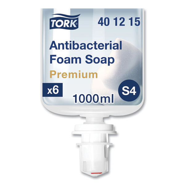 Tork® Premium Antibacterial Foam Soap, Unscented, 1 L, 6/Carton (TRK401215)