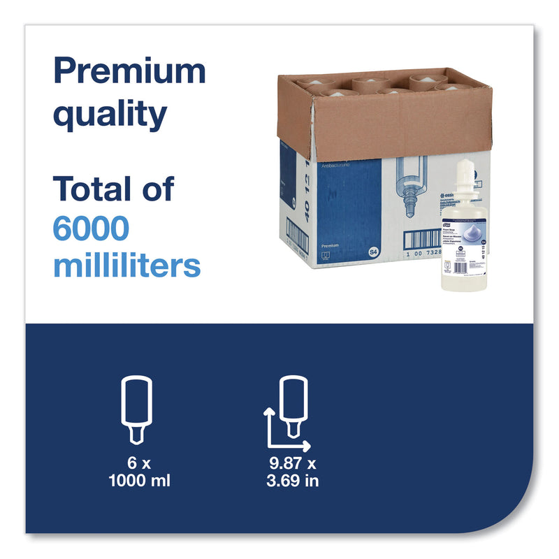Tork® Premium Antibacterial Foam Soap Refill, Unscented, 1 L, 6/Carton (TRK401815) Case of 6