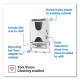 Tork® PeakServe Continuous Recessed Cabinet Hand Towel Adapter, 14.37 x 4.29 x 20.35, White (TRK552522)