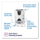 Tork® PeakServe Continuous Recessed Cabinet Hand Towel Adapter, 14.37 x 4.29 x 20.35, White (TRK552522) Each