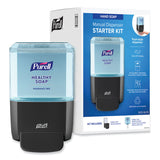 PURELL® HEALTHY SOAP Gentle and Free Foam ES4 Starter Kit, 1,200 mL, Graphite (GOJ50721GFS) Each