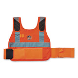 ergodyne® Chill-Its 6240 Phase Change Cooling Vest Elastic Extenders, 3.5", Orange, Ships in 1-3 Business Days (EGO12209) Each