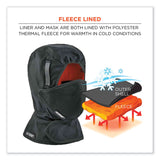 ergodyne® N-Ferno 6871 2-Layer Winter Liner + Mouthpiece Kit, Fleece/Cotton, One Size Fits Most, Black, Ships in 1-3 Business Days (EGO16871) Each