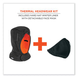 ergodyne® N-Ferno 6871 2-Layer Winter Liner + Mouthpiece Kit, Fleece/Cotton, One Size Fits Most, Black, Ships in 1-3 Business Days (EGO16871) Each