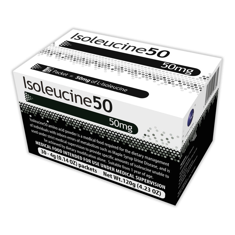 Isoleucine50 Oral Supplement Unflavored Powder 4 Gram Individual Packet (1140727_BX) 30/BX