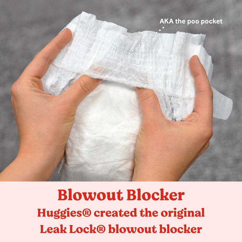 Huggies® Little Movers Unisex Baby Diaper Size 7 Disposable Moderate Absorbency (1254303_CS) 56/CS