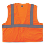 ergodyne® GloWear 8210Z Class 2 Economy Mesh Vest, Polyester, Orange, X-Small, Ships in 1-3 Business Days (EGO21041) Each