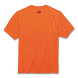 ergodyne® GloWear 8089 Non-Certified Hi-Vis T-Shirt, Polyester, 4X-Large, Orange, Ships in 1-3 Business Days (EGO21568) Each