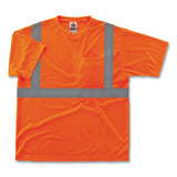 ergodyne® GloWear 8289 Class 2 Hi-Vis T-Shirt, Polyester, Orange, 3X-Large, Ships in 1-3 Business Days (EGO21517) Each