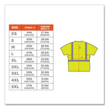 ergodyne® GloWear 8289 Class 2 Hi-Vis T-Shirt, Polyester, Lime, X-Small, Ships in 1-3 Business Days (EGO21501) Each