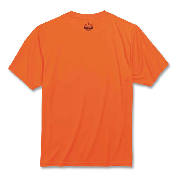 ergodyne® GloWear 8089 Non-Certified Hi-Vis T-Shirt, Polyester, Small, Orange, Ships in 1-3 Business Days (EGO21562) Each