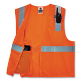 ergodyne® GloWear 8210Z Class 2 Economy Mesh Vest, Polyester, Orange, 4X-Large/5X-Large, Ships in 1-3 Business Days (EGO21049) Each