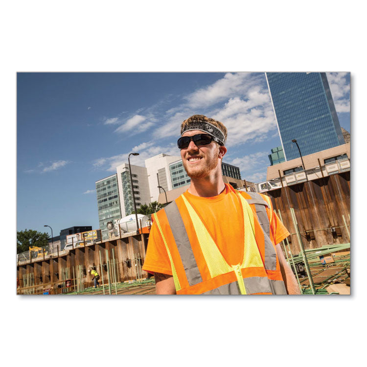 ergodyne® GloWear 8089 Non-Certified Hi-Vis T-Shirt, Polyester, 2X-Large, Orange, Ships in 1-3 Business Days (EGO21566) Each