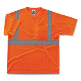 ergodyne® GloWear 8289 Class 2 Hi-Vis T-Shirt, Polyester, Orange, Large, Ships in 1-3 Business Days (EGO21514) Each
