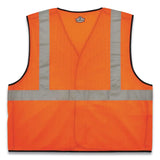 ergodyne® GloWear 8216BA Class 2 Breakaway Mesh ID Holder Vest, Polyester, Small/Medium, Orange, Ships in 1-3 Business Days (EGO21083) Each