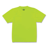 ergodyne® GloWear 8089 Non-Certified Hi-Vis T-Shirt, Polyester, 5X-Large, Lime, Ships in 1-3 Business Days (EGO21559) Each