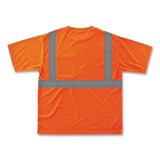 ergodyne® GloWear 8289 Class 2 Hi-Vis T-Shirt, Polyester, Orange, Medium, Ships in 1-3 Business Days (EGO21513) Each