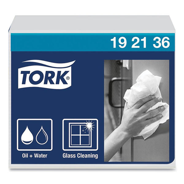 Tork® Heavy-Duty Paper Wiper 1/4 Fold, 1-Ply, 12.5 x 13, White, 56/Pack, 16 Packs/Carton (TRK192136) Case of 16