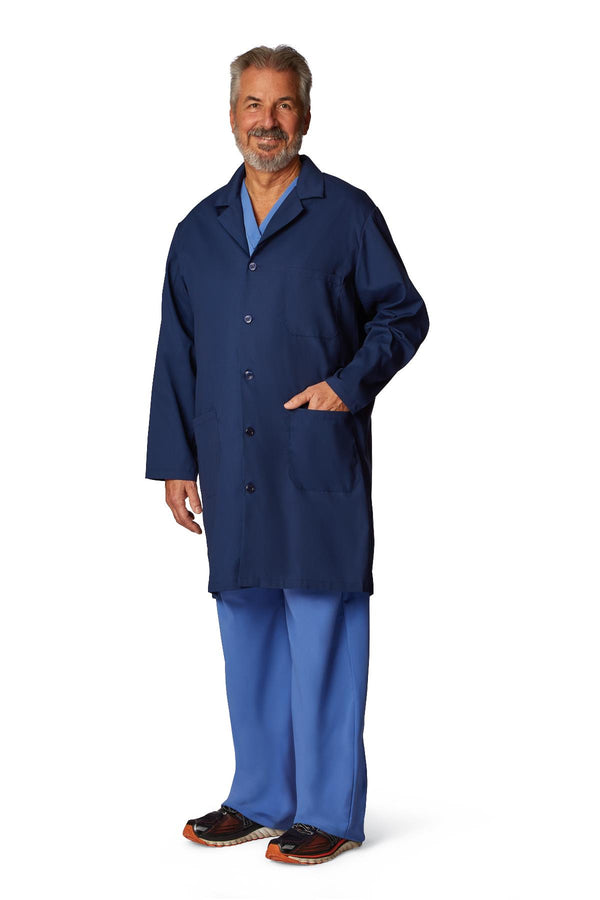 Medline Unisex Knee Length Lab Coats, 1/EA (83044RNNXXXL) Each