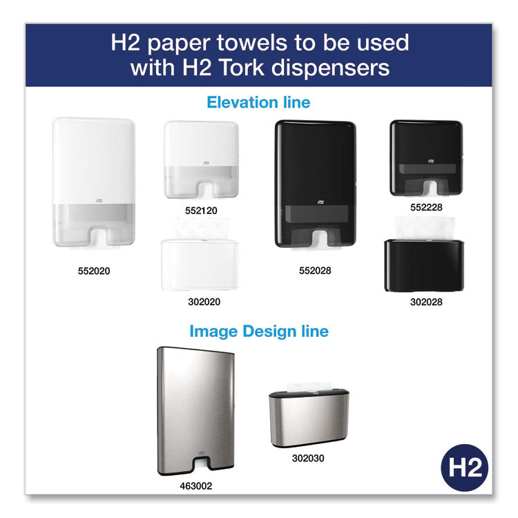 Tork® Premium Multifold Towel, 1-Ply, 9 x 9.5, White, 250/Pack, 12 Packs/Carton (TRK420580) Case of 3,000