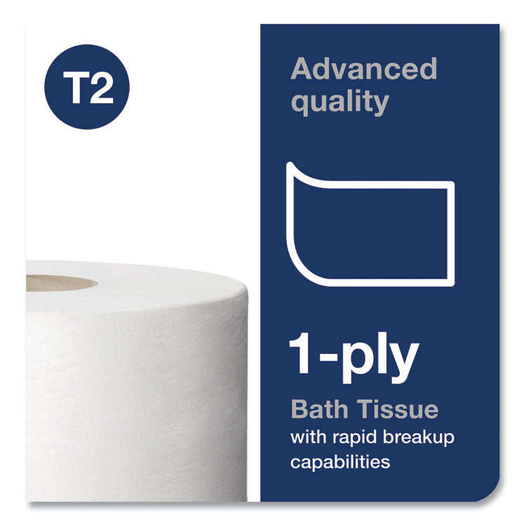 Tork® Advanced Jumbo Bath Tissue, Septic Safe, 1-Ply, White, 3.48" x 1,200 ft, 12 Rolls/Carton (TRK12013903)