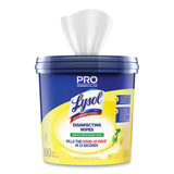 LYSOL® Brand Professional Disinfecting Wipe Bucket, 1-Ply, 6 x 8, Lemon and Lime Blossom, White, 800 Wipes/Bucket, 2 Buckets/Carton (RAC99856CT) Case of 2