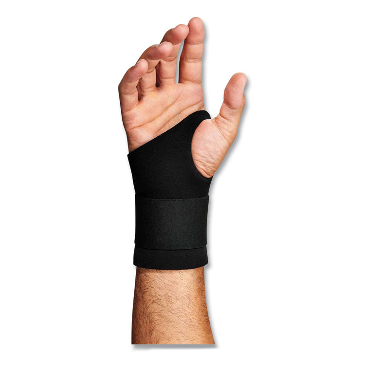 ergodyne® ProFlex 670 Ambidextrous Single Strap Wrist Support, Small, Fits Left Hand/Right Hand, Black, Ships in 1-3 Business Days (EGO16612) Each