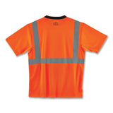 ergodyne® GloWear 8289BK Class 2 Hi-Vis T-Shirt with Black Bottom, Large, Orange, Ships in 1-3 Business Days (EGO22514) Each