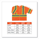 ergodyne® GloWear 8330Z Class 3 Two-Tone Zipper Vest, Polyester, 2X-Large/3X-Large, Orange, Ships in 1-3 Business Days (EGO22177) Each