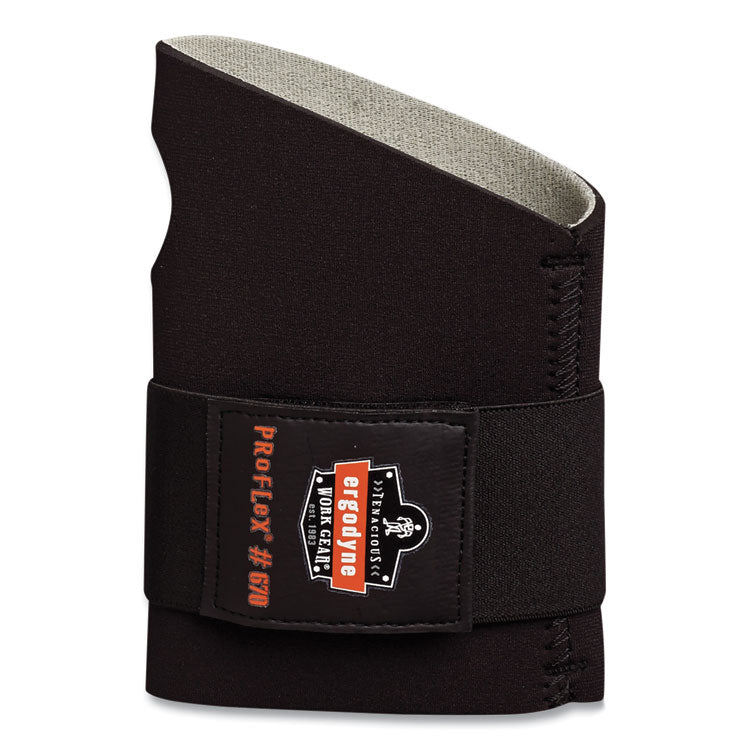 ergodyne® ProFlex 670 Ambidextrous Single Strap Wrist Support, Large, Fits Left/Right Hand, Black, Ships in 1-3 Business Days (EGO16614) Each