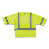 ergodyne® GloWear 8310HL Class 3 Economy Hook and Loop Vest, Polyester, 4X-Large/5X-Large, Lime, Ships in 1-3 Business Days (EGO22029) Each