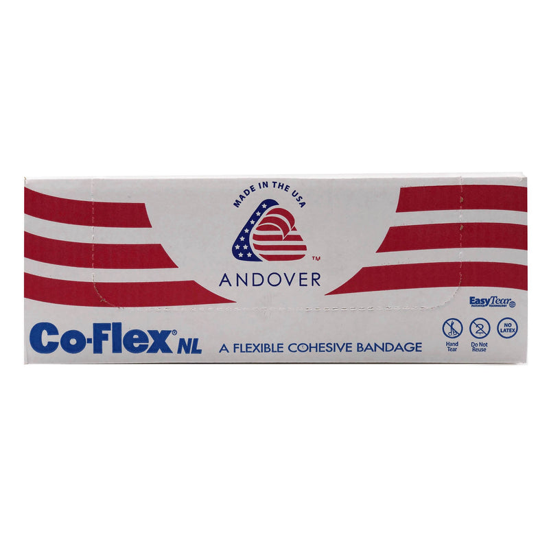 CoFlex® NL Cohesive Bandage 4 Inch X 5 Yard Self-Adherent Closure Neon Pink / Blue / Purple / Light Blue / Neon Green / Red NonSterile 12 lbs. Tensile Strength (364600_CS) 18/CS