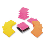 Post-it® Pop-up Notes Super Sticky Pop-up Dispenser Value Pack, For 3 x 3 Pads, Black/Clear, Includes (12) Rio de Janeiro Super Sticky Pop-up Pad (MMMR33012WDVA) Pack of 12