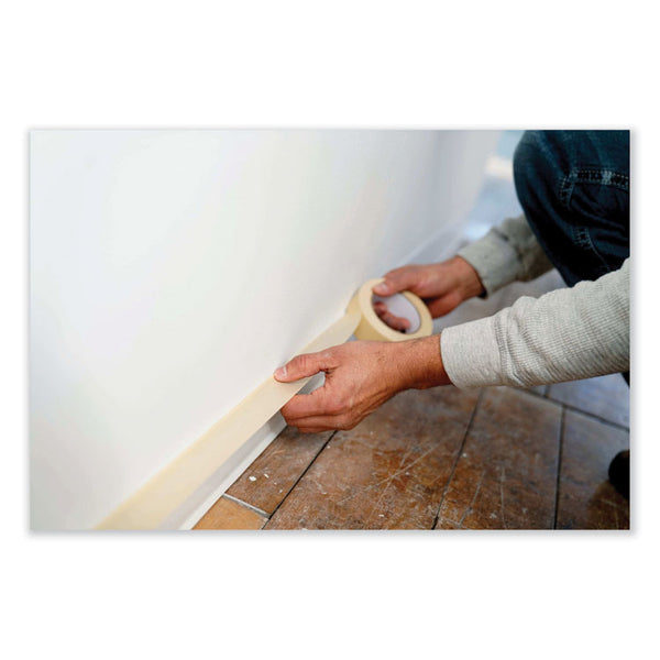 Highland™ Economy Masking Tape, 3" Core, 0.7" x 60.1 yds, Tan (MMM260018A) 1 Roll