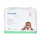 McKesson Unisex Baby Diaper Size 2 Disposable Heavy Absorbency (1144475_BG) 1/BG