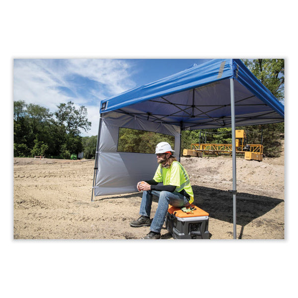 ergodyne® Shax 6000C Replacement Pop-Up Tent Canopy for 6000, 10 ft x 10 ft, Polyester, Blue, Ships in 1-3 Business Days (EGO12941)