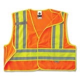 ergodyne® GloWear 8245PSV Class 2 Public Safety Vest, Polyester, Large/X-Large, Orange, Ships in 1-3 Business Days (EGO23385) Each