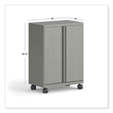 HON Smartlink Mobile Cabinet, 10 Compartments, 30w x 18d x 42.32h, Platinum Metallic (HONSC4330RLT1) Each
