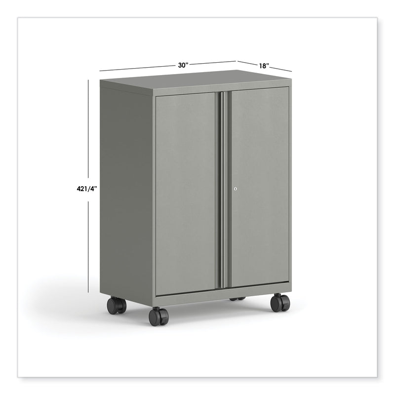 HON Smartlink Mobile Cabinet, 10 Compartments, 30w x 18d x 42.32h, Platinum Metallic (HONSC4330RLT1) Each