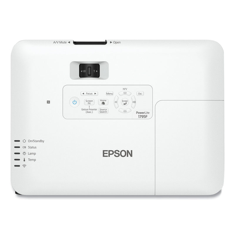 Epson® PowerLite 1795F Wireless Full HD 1080p 3LCD Projector, 3,200 lm, 1920 x 1080 Pixels (EPSV11H796020)