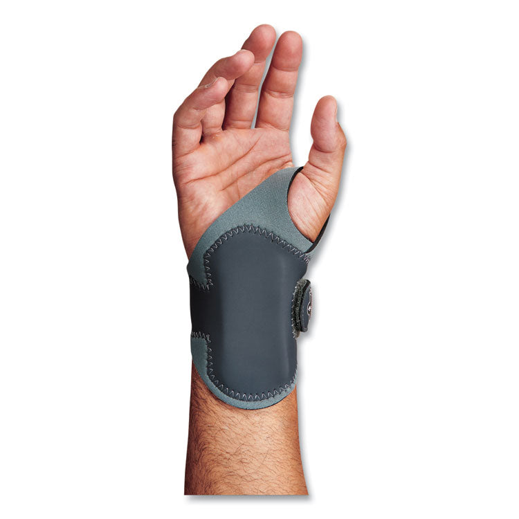 ergodyne® ProFlex 4020 Lightweight Wrist Support, 2X-Large, Fits Left Hand, Gray, Ships in 1-3 Business Days (EGO70288)