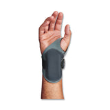 ergodyne® ProFlex 4020 Lightweight Wrist Support, Large/X-Large, Fits Right Hand, Gray, Ships in 1-3 Business Days (EGO70296)