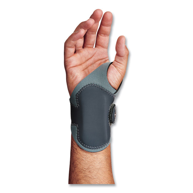 ergodyne® ProFlex 4020 Lightweight Wrist Support, 2X-Large, Fits Right Hand, Gray, Ships in 1-3 Business Days (EGO70298)